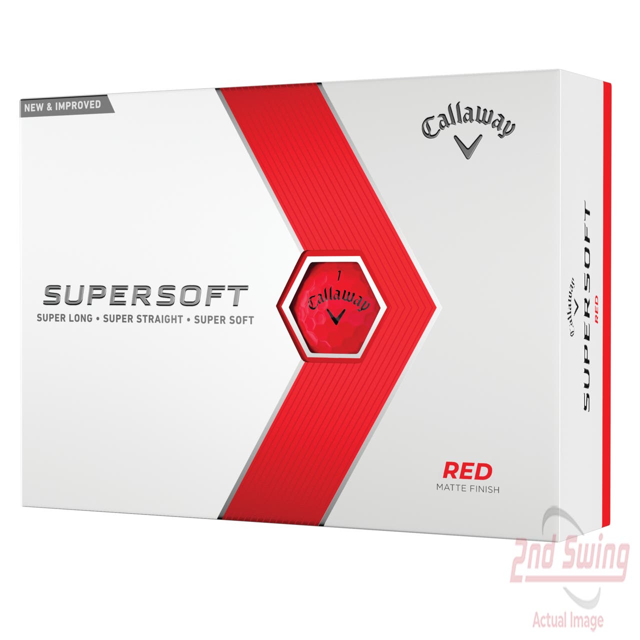 Callaway Supersoft Matte Red 23 Golf Balls